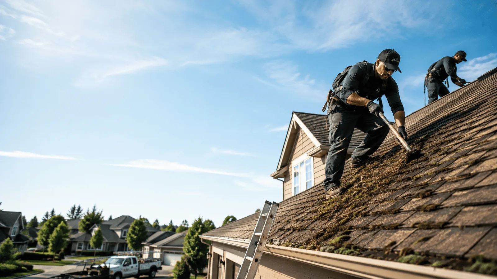 Roof Moss Removal in Briggsville, WI near me